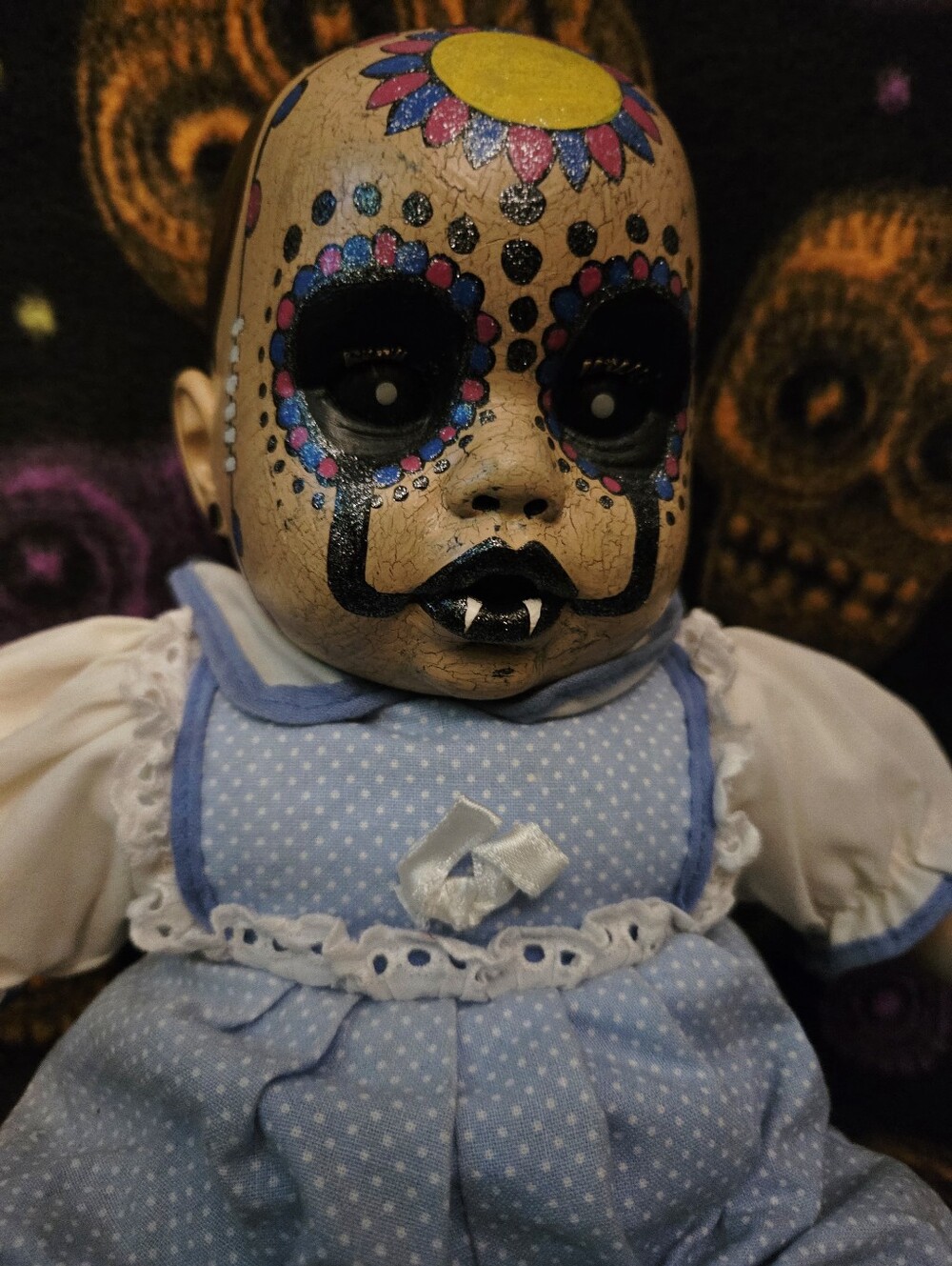 Sugar Skull Theme Baby Doll - Picture 3 of 8